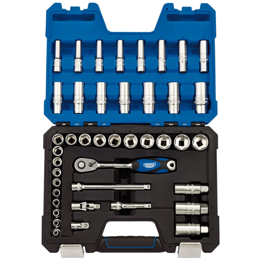 Draper Expert Socket Set, 42 Piece, 3/8" Drive