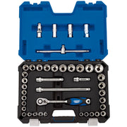 Draper Expert Socket Set, 41 Piece, 1/2" Drive