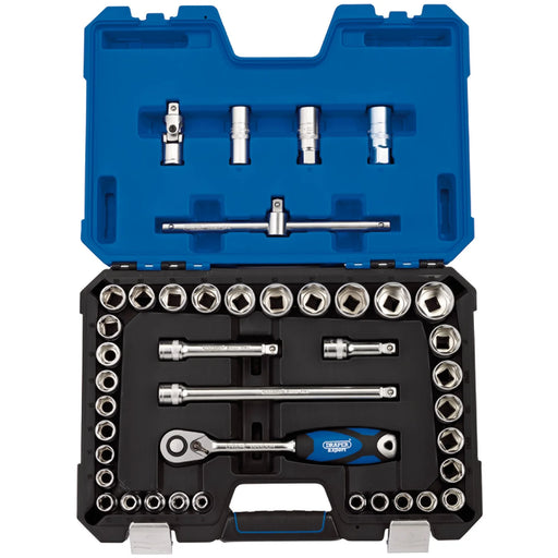 Draper Expert Socket Set, 41 Piece, 1/2" Drive