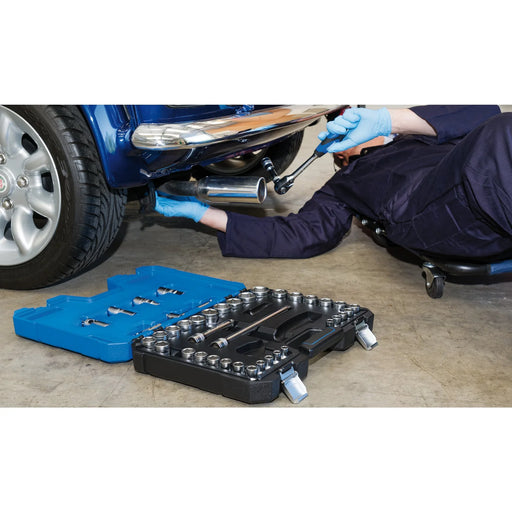 Draper Expert Socket Set, 41 Piece, 1/2" Drive
