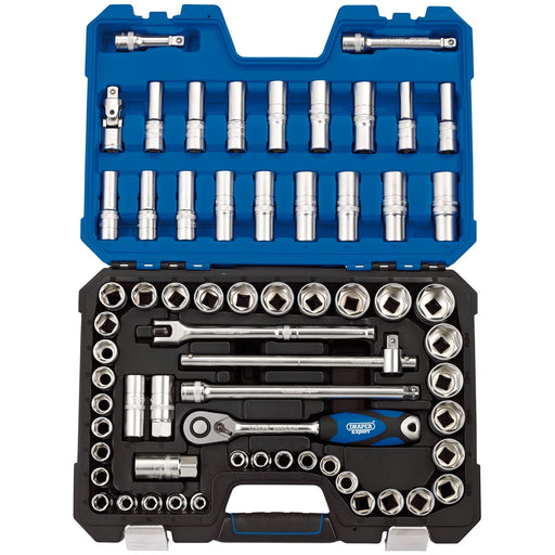 Draper Expert Socket Set 63 Piece 1/2" Sq. Dr.