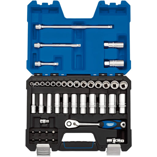 Draper Expert Socket Set 42 Piece 3/8" Sq. Dr. Multi-Drive®
