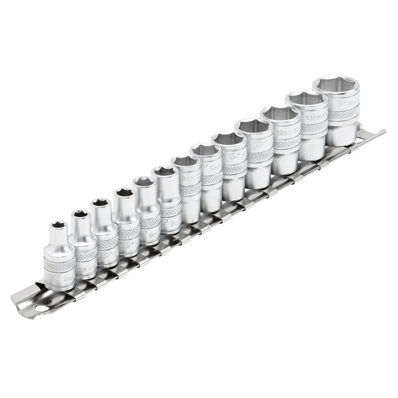 Draper Expert Socket Set 1/4" Sq. Dr. 13 Piece