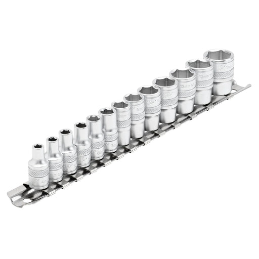 Draper Expert Socket Set 1/4" Sq. Dr. 13 Piece