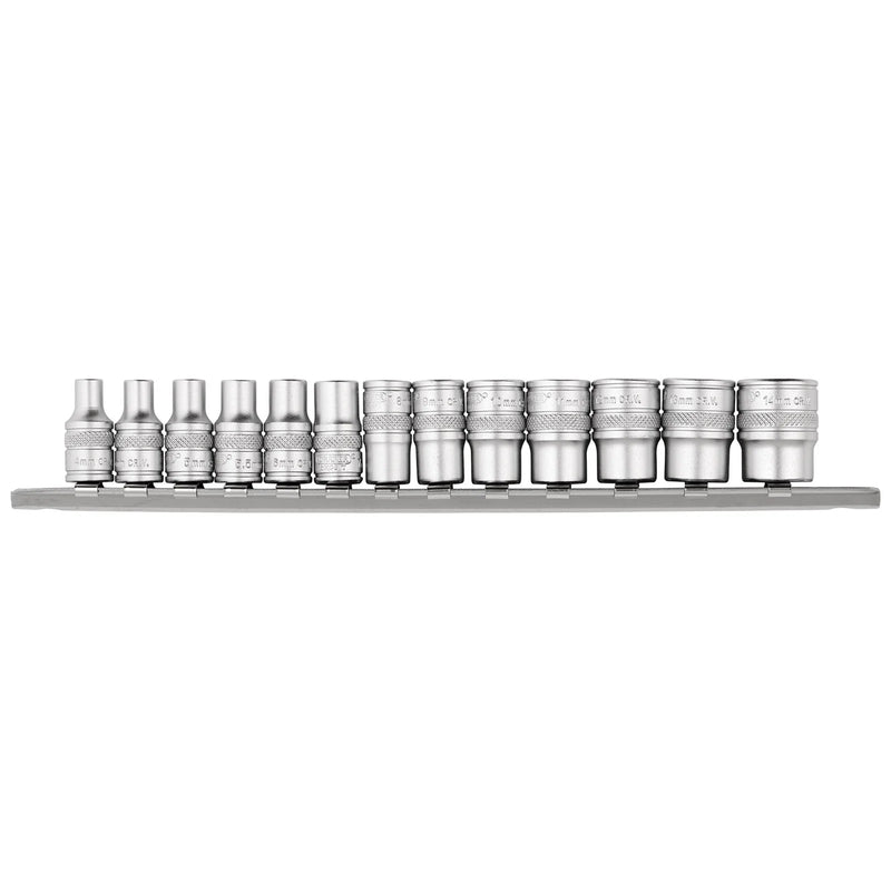 Draper Expert Socket Set 1/4" Sq. Dr. 13 Piece