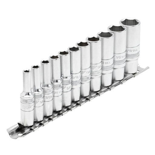 Draper Expert Deep Socket Set 1/4" Sq. Dr. (11 Piece)