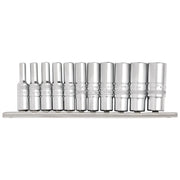 Draper Expert Deep Socket Set 1/4" Sq. Dr. (11 Piece)