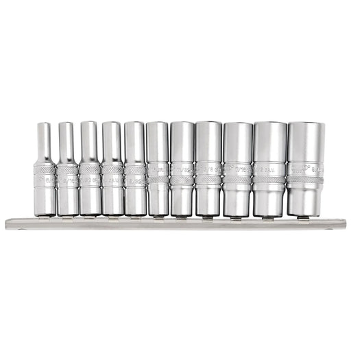 Draper Expert Deep Socket Set 1/4" Sq. Dr. (11 Piece)