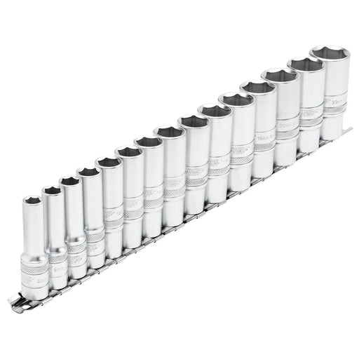 Draper Expert Deep Socket Set 15 Piece 3/8" Sq. Dr.