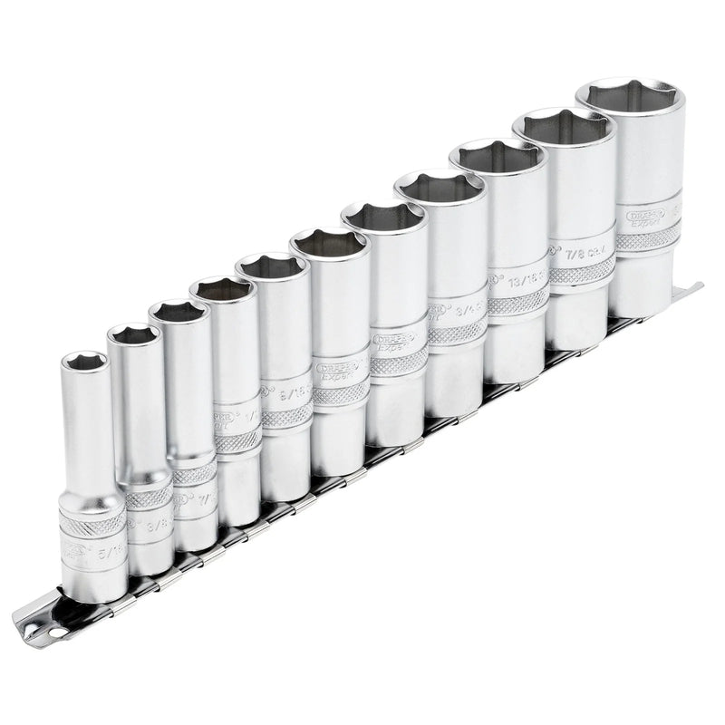 Draper Expert Socket Set 3/8" Sq. Dr. 11 Piece