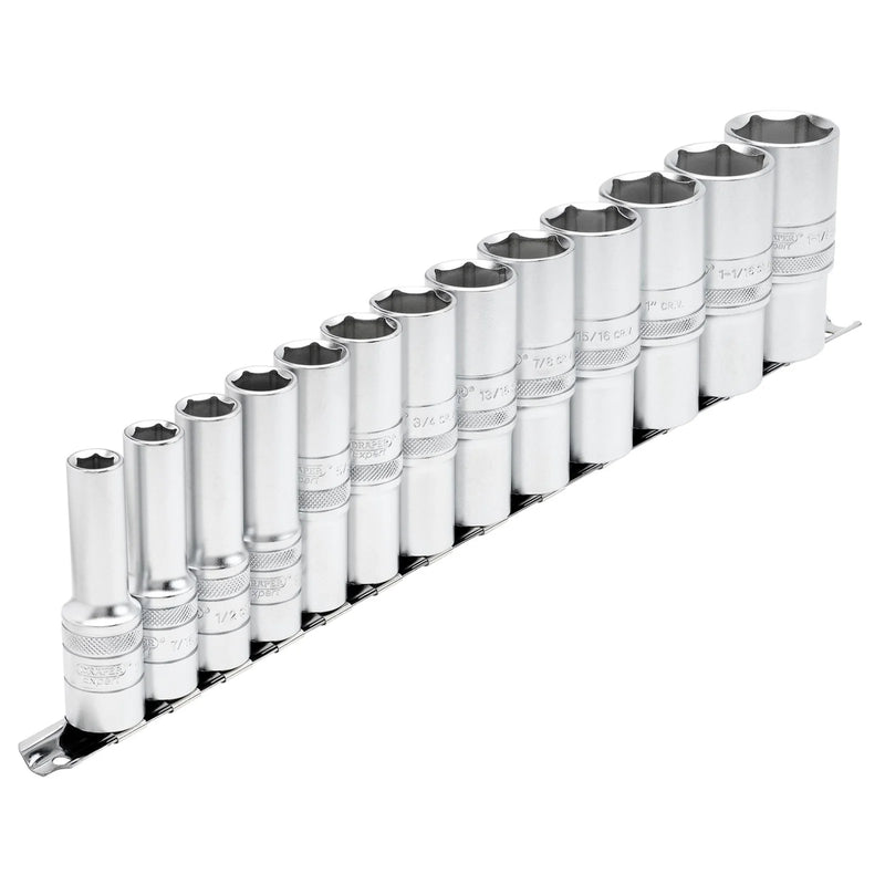 Draper Expert Deep Socket Set 1/2" Sq. Dr. 13 Piece