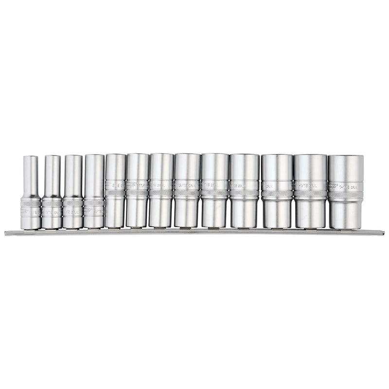 Draper Expert Deep Socket Set 1/2" Sq. Dr. 13 Piece