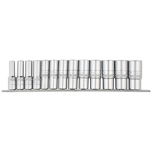 Draper Expert Deep Socket Set 1/2" Sq. Dr. 13 Piece