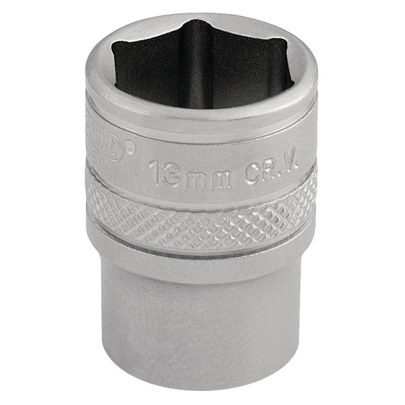 Draper Expert Socket, 1/4" Sq. Dr., Chrome Vanadium Steel
