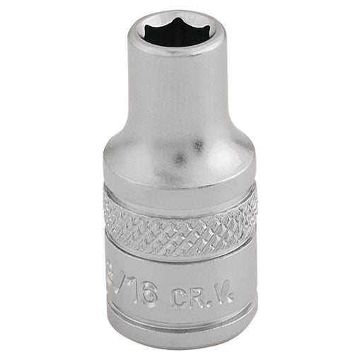 Draper Expert Socket 1/4" Sq. Dr. 3/16" Chrome Vanadium