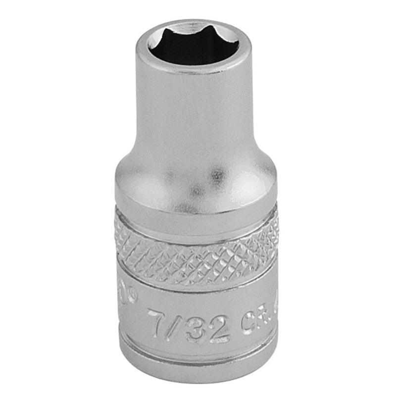 Draper Expert Socket 1/4" Sq. Dr. 7/32" Chrome Vanadium Steel