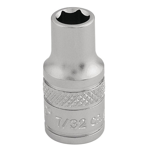 Draper Expert Socket 1/4" Sq. Dr. 7/32" Chrome Vanadium Steel