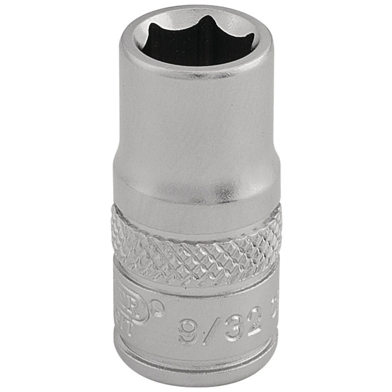 Draper Expert Socket 1/4" Sq. Dr. 9/32" Chrome Vanadium Steel