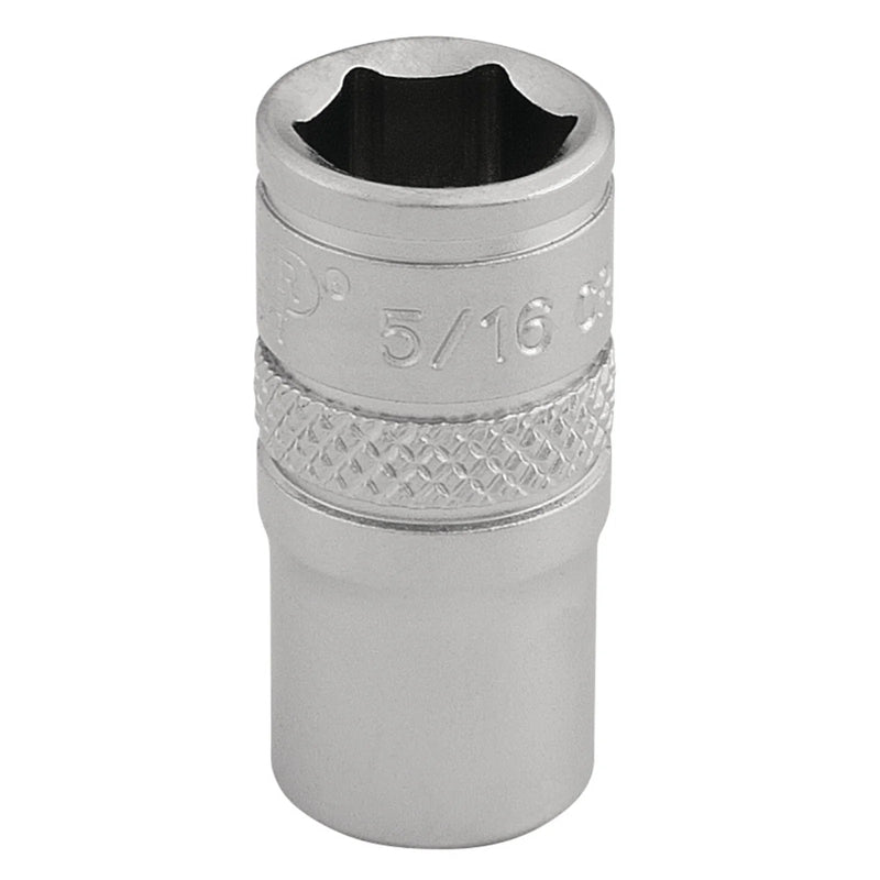 Draper Expert Socket 1/4" Sq. Dr. 5/16" Chrome Vanadium Steel