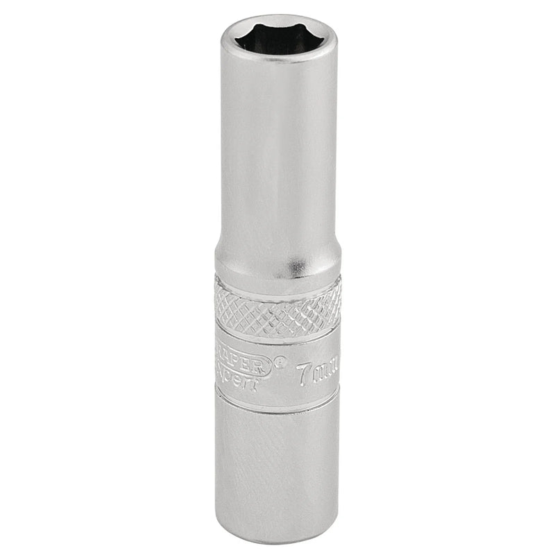 Draper Expert Deep Socket 6 Point, 1/4" Square Drive