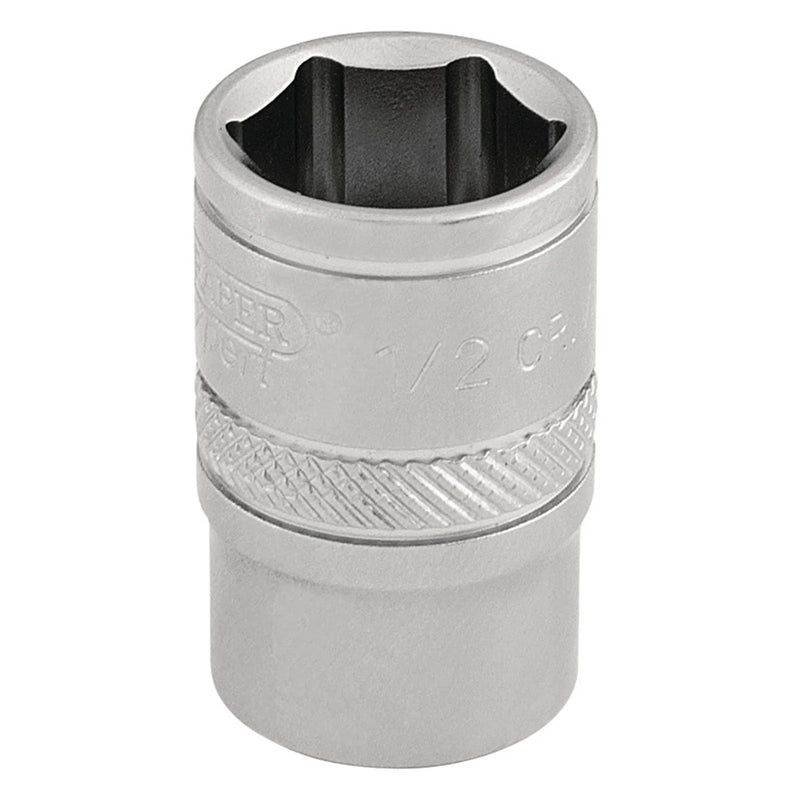 Draper Expert 6 Point Imperial Socket, Sq. Dr., Chrome Vanadium Steel