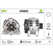 Valeo Car Alternator 12V 439692