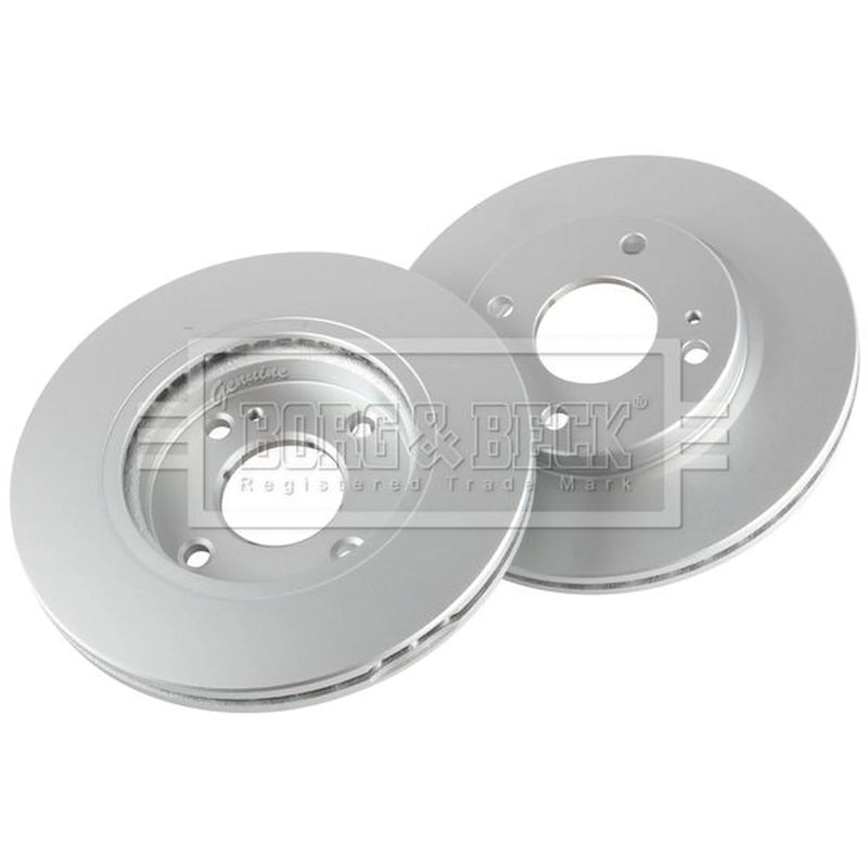 Borg & Beck 2 x Vented Front Brake Discs BBD4638