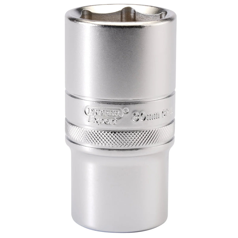 Draper Expert 6 Point Metric Deep Socket, 1/2" Sq. Dr.
