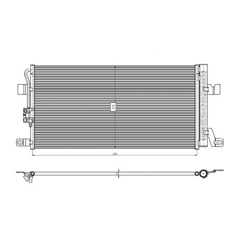 NRF Air Conditioning Condenser 350463
