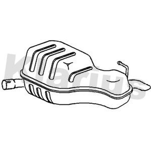 Klarius Box With Tail Pipe Rear VO453M