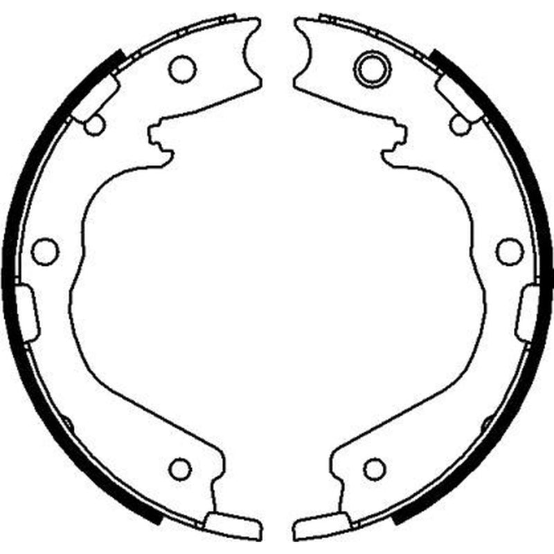 Mintex Parking Brake Shoe Set MFR672