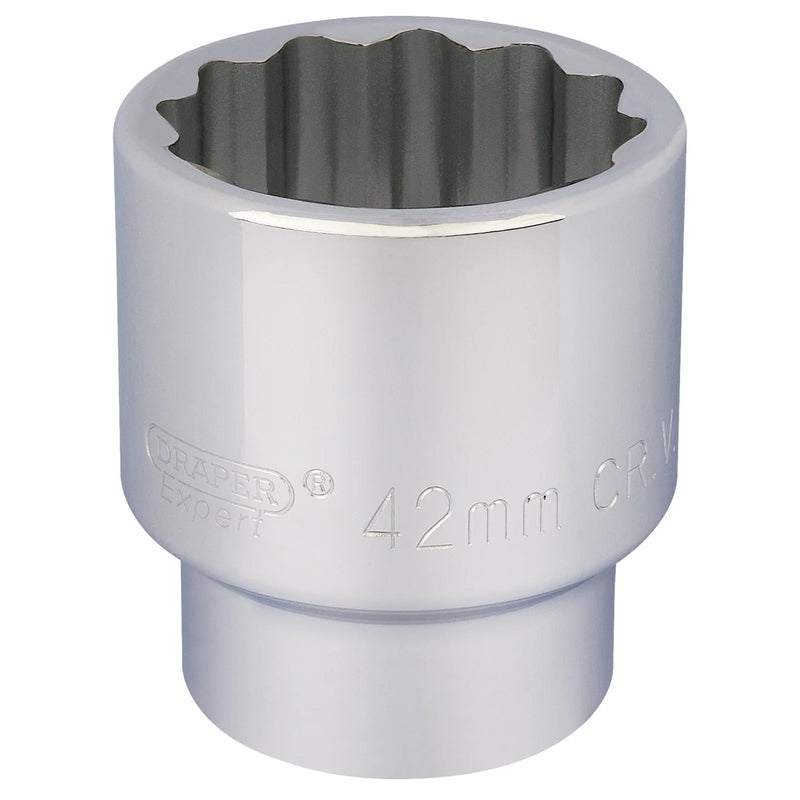 Draper Expert 12 Point Socket, 3/4" Sq. Dr., Multiple Lengths