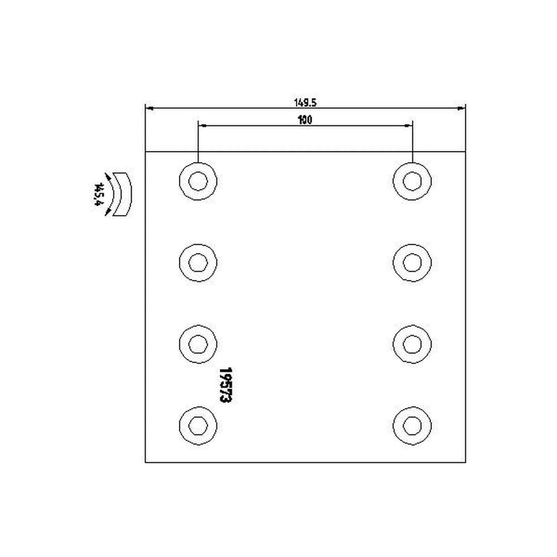 Textar Textar Cv Brake Lining Set 1957307 0309213200 1957307