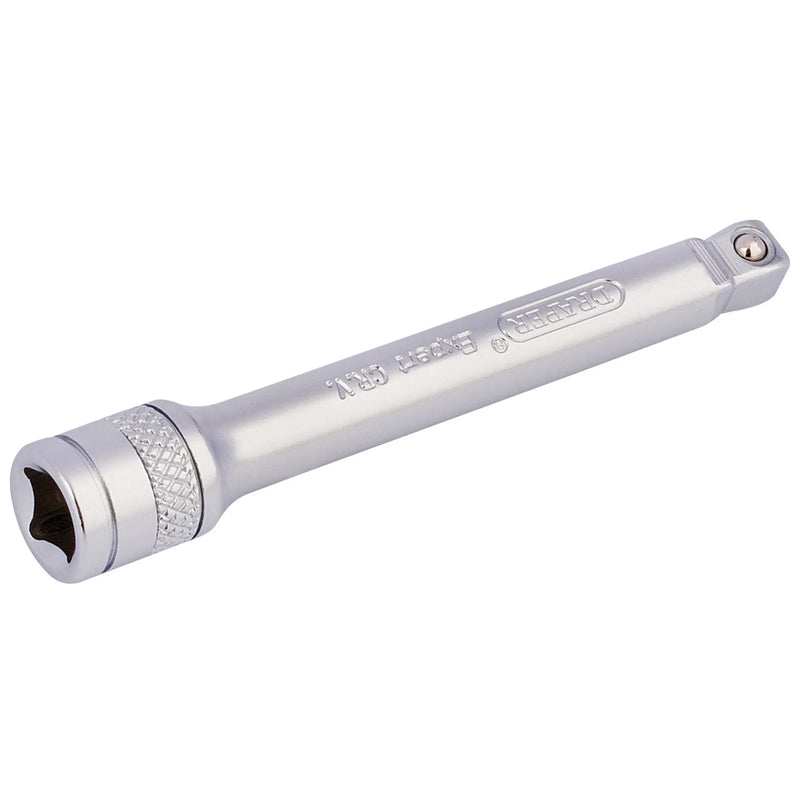 Draper Expert Wobble Extension Bar, 1/4" Sq. Dr., Micro Satin Chrome