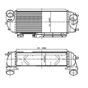 NRF Intercooler (Charge Air Cooler) 30989