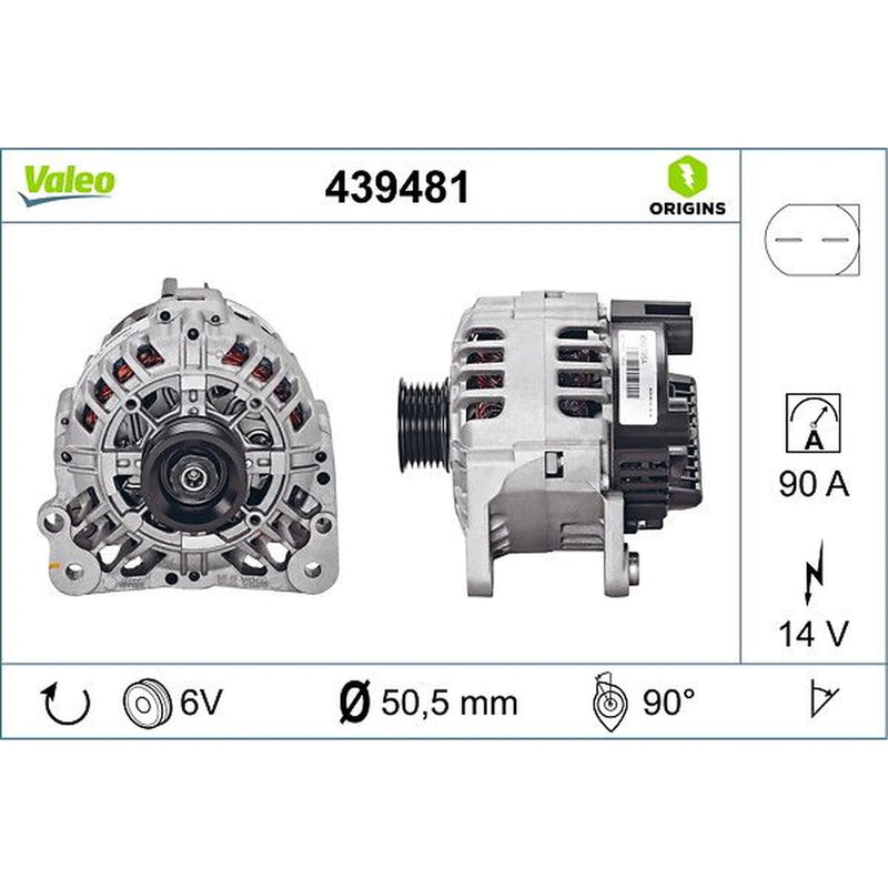 Valeo Car Alternator 12V 439481