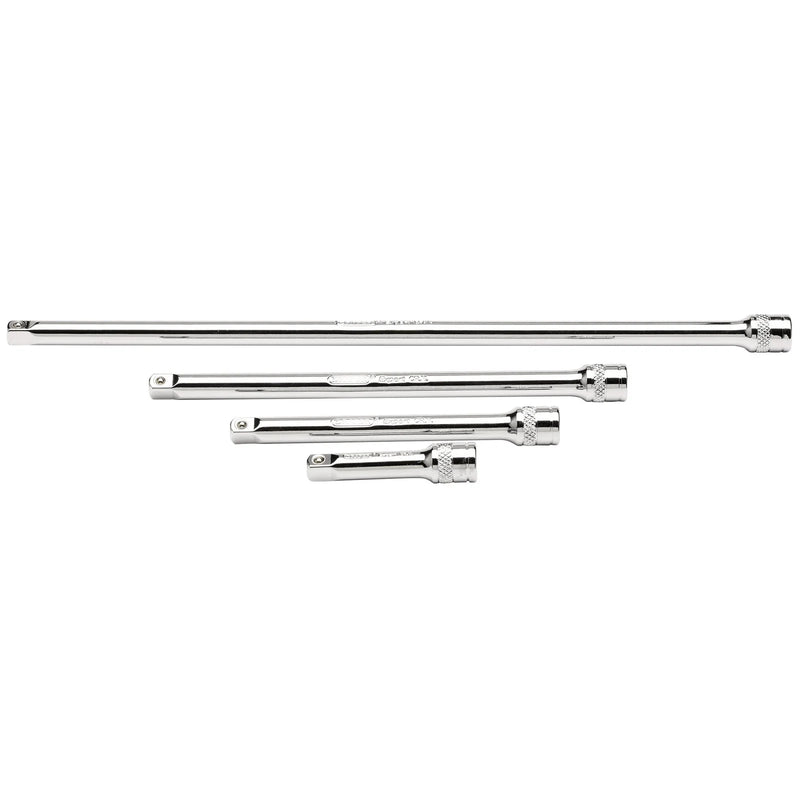 Draper Expert Extension Bar Set, Sq. Dr., Polished Chrome (4 Piece)