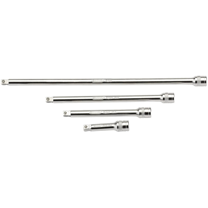 Draper Expert Wobble Extension Bar Set, Sq. Dr., Micro Satin Chrome