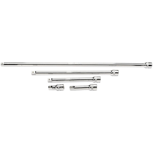 Draper Expert Extension Bar Set 3/8" Sq. Dr. Polished Chrome 5 Piece
