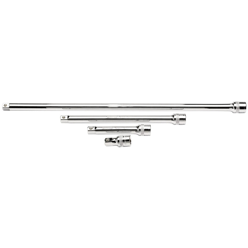 Draper Expert Extension Bar Set, Sq. Dr., Polished Chrome (4 Piece)