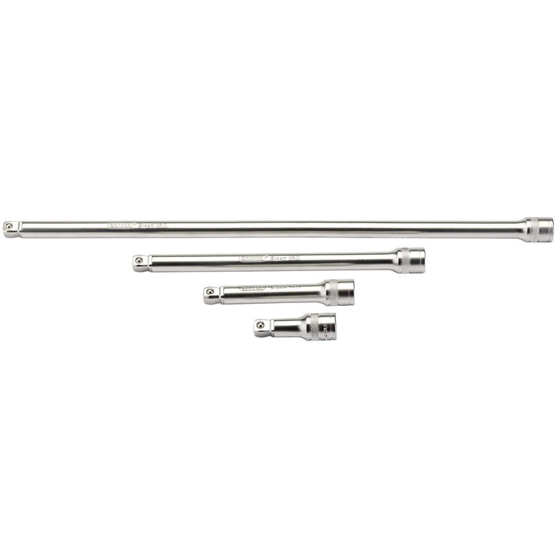 Draper Expert Wobble Extension Bar Set, Sq. Dr., Micro Satin Chrome
