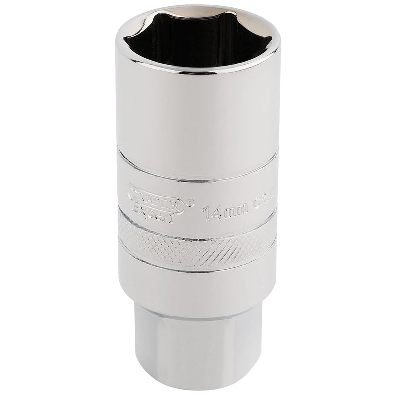 Draper Expert Spark Plug Socket 14mm 6 Point 3/8" Drive