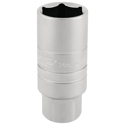 Draper Expert Spark Plug Socket 14mm 3/8" Drive 65mm Length