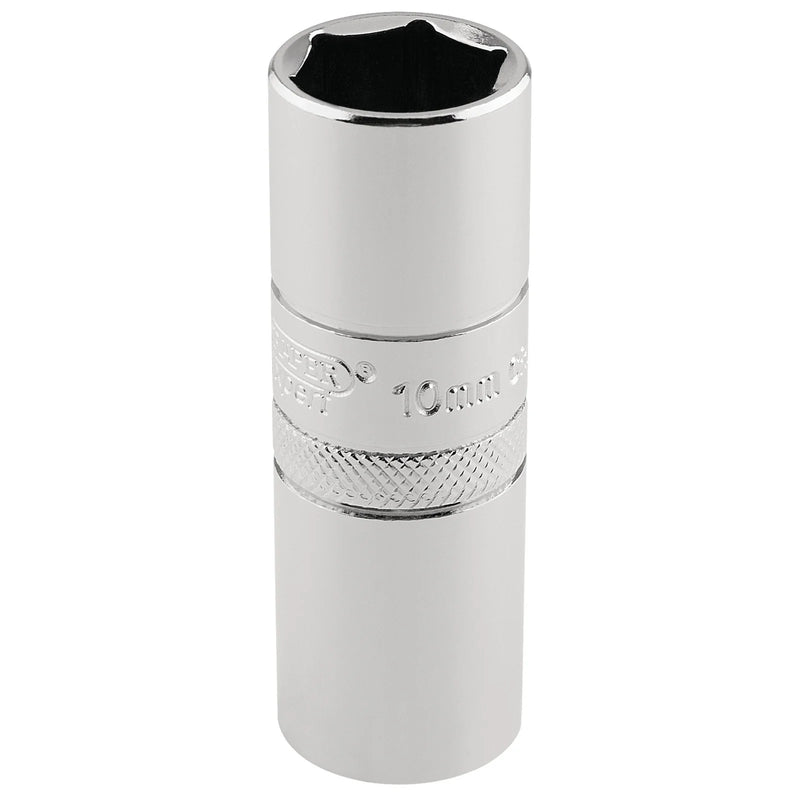 Draper Expert Spark Plug Socket 10mm 1/2" Drive 65mm Length