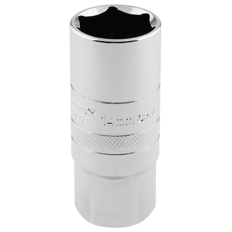 Draper Expert Spark Plug Socket 14mm 1/2" Drive 65mm Length