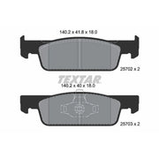 Textar Front Brake Pad Set 2570201
