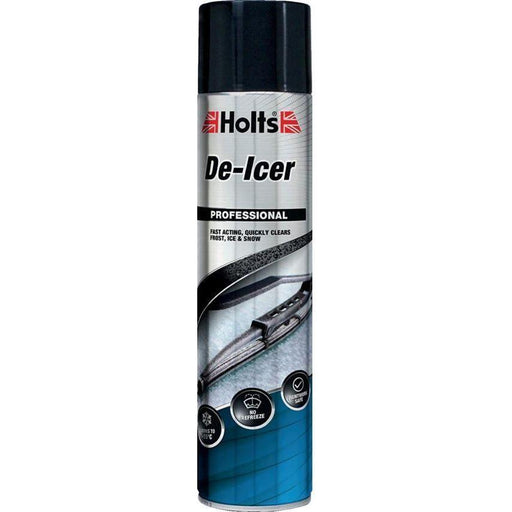 Holts Car De-Icer Melts Windscreen Ice Frost Snow Aerosol Deicer 600ml Holts  - Town Parts