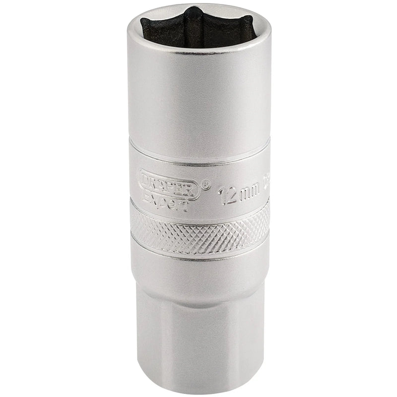 Draper Expert Spark Plug Socket 12mm 6 Point 1/2" Drive 18mm