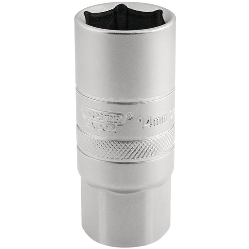 Draper Expert Spark Plug Socket 14mm 1/2" Drive 65mm Length