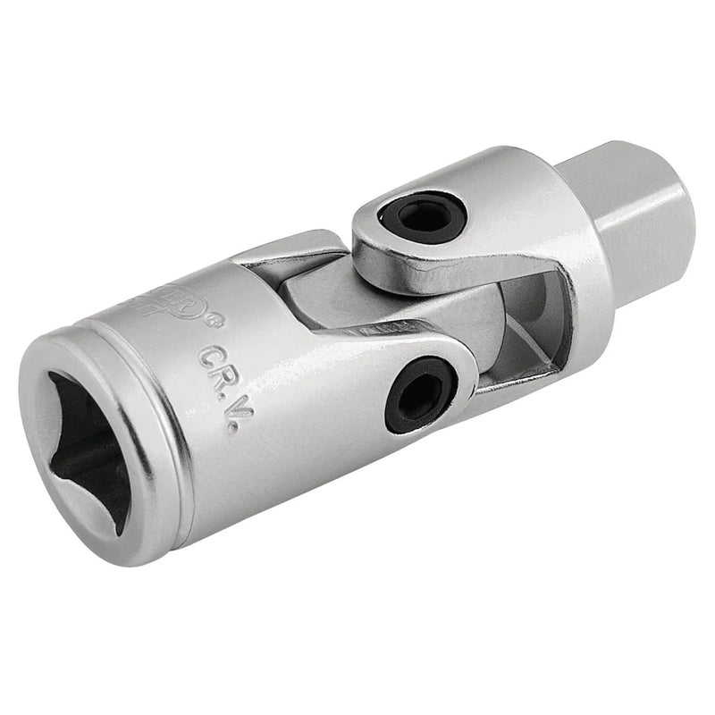 Draper Expert Universal Joint, Satin Chrome, 1/4" to 3/8"